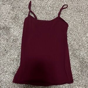 SO Burgundy Camisole with Spaghetti Straps